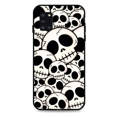 Kryt TopQ LUXURY Samsung A31 pevný Skulls 50896