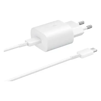 Originální USB-C (USB type-C) rychlonabíječka Samsung EP-TA800EWE + EP-DA705BWE bílá 50421