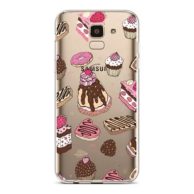 Kryt TopQ Samsung J6 silikon Desserts 37877