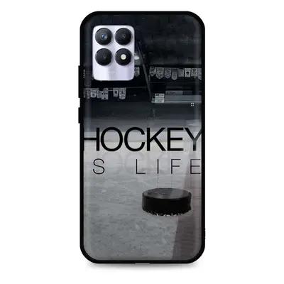 Kryt TopQ Realme 8i silikon Hockey Is Life 70013