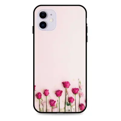 Kryt TopQ iPhone 11 silikon Roses 48912