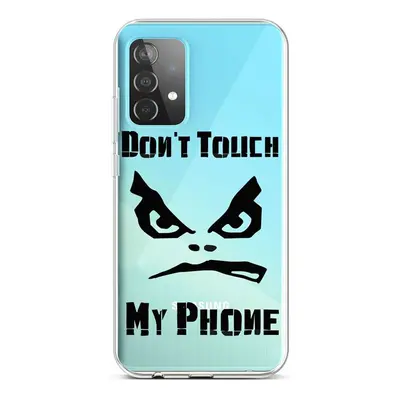 Kryt TopQ Samsung A52 silikon Don't Touch průhledný 57401