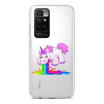 Kryt TopQ Xiaomi Redmi 10 silikon Rainbow Splash 66561