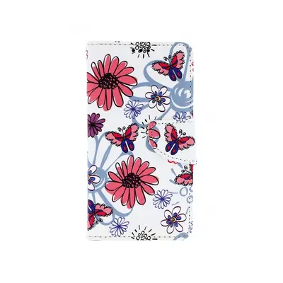 Pouzdro TopQ iPhone 11 knížkové Flowers 49786