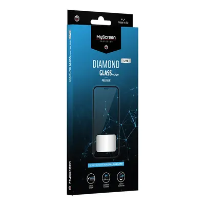 Tvrzené sklo MyScreen iPhone 14 Pro DIAMOND LITE FullGlue černé 96144