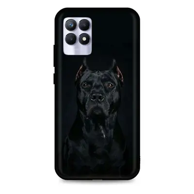 Kryt TopQ Realme 8i silikon Dark Pitbull 70025