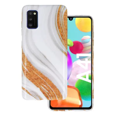 Mramorové pouzdro na Samsung Galaxy A41 Design 1