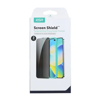 Flexibilní sklo ESR Double Pack tmavé iPhone 14 Pro 97180