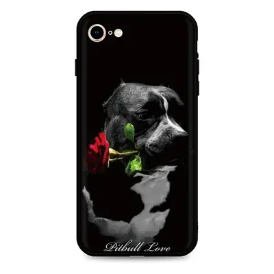 Kryt TopQ iPhone SE 2022 silikon Pitbull Love 74497