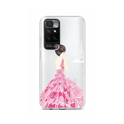 Kryt TopQ Xiaomi Redmi 10 silikon Pink Princess 66541