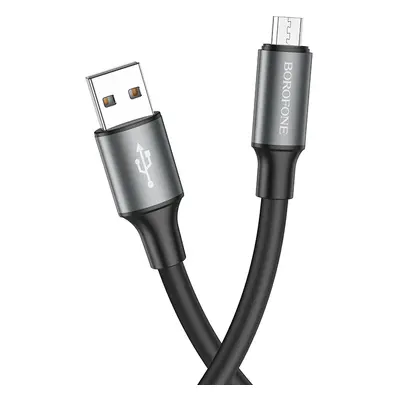 Kabel Borofone BX82 Bountiful - USB na Micro USB - 2,4A 1 metr černý