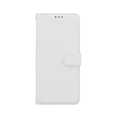 Pouzdro TopQ Xiaomi Redmi 12C knížkové bílé s přezkou 95397