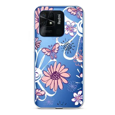 Kryt TopQ Xiaomi Redmi 10C Flowers 75089