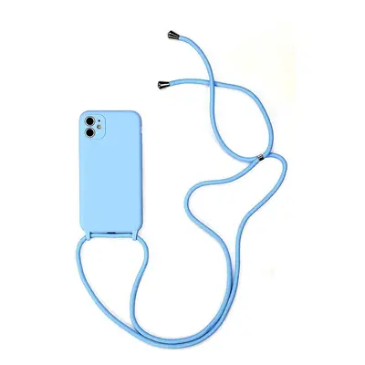 Silikonové pouzdro STRAP pro Iphone 11 Pro Light blue