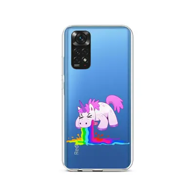 Kryt TopQ Xiaomi Redmi Note 11 silikon Rainbow Splash 71912