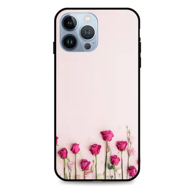 Kryt TopQ iPhone 13 Pro Max silikon Roses 65565