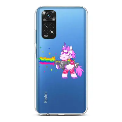 Kryt TopQ Xiaomi Redmi Note 11 silikon Rainbow Gun 71911