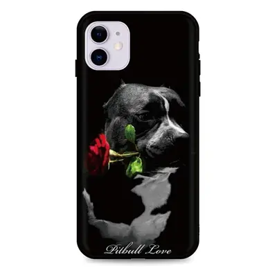 Kryt TopQ iPhone 11 silikon Pitbull Love 48930