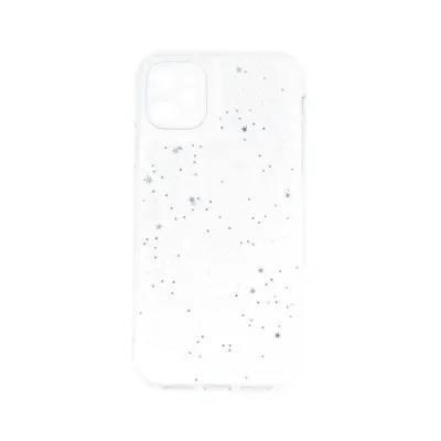 Obal TopQ iPhone 11 Glitter Star průhledný 117161