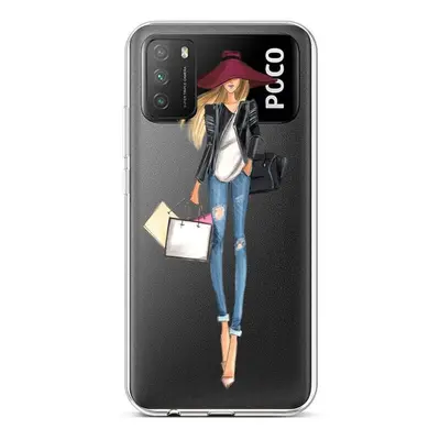 Kryt TopQ Xiaomi Poco M3 silikon Lady 2 60651