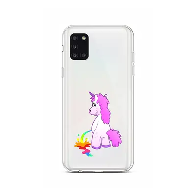 Kryt TopQ Samsung A31 silikon Rude Unicorn 50918