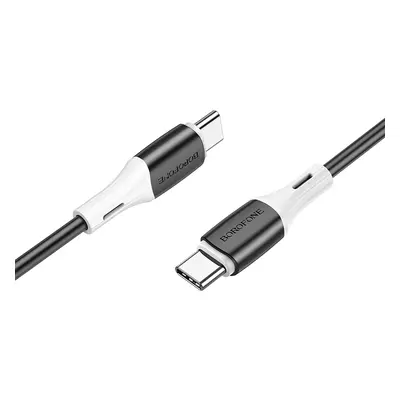 Borofone kabel BX79 - Typ C na Typ C - 60W 3A 1 metr černý