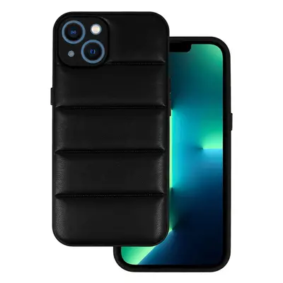 Kožené 3D pouzdro pro Iphone 13 design 2 černé