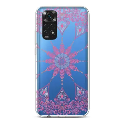 Kryt TopQ Xiaomi Redmi Note 11 silikon Pink Mandala 71877