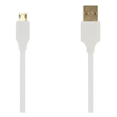 Kabel - USB na Micro USB - oboustranný 1 metr bílý