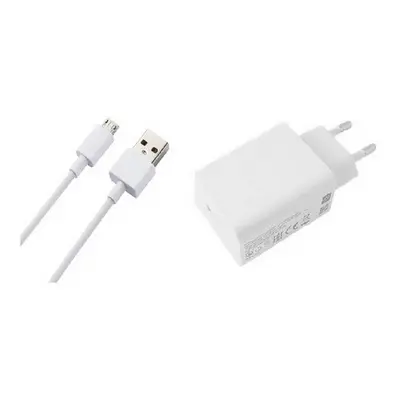 Originální nabíječka Xiaomi MDY-10-EF + micro USB datový kabel bílá 3A 47289