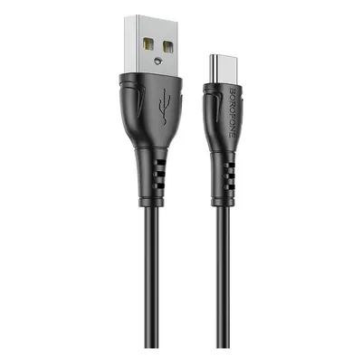 Kabel Borofone BX51 Triumph - USB na typ C - 3A 1 metr černý