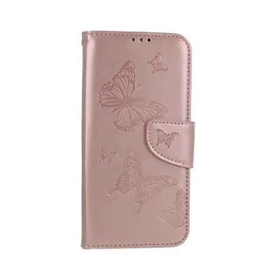 Pouzdro TopQ Samsung A34 knížkové Butterfly růžové světlé 111946