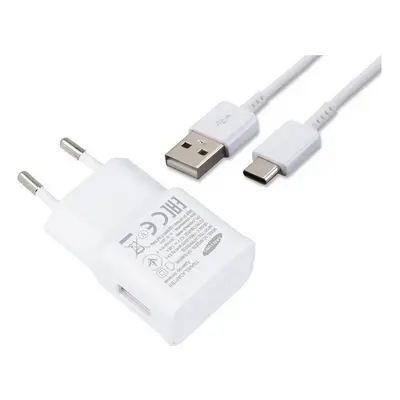 Originální nabíječka Samsung EP-TA50EWE + EP-DN930CWE USB-C (Type C) bílá 1,55 A 25410