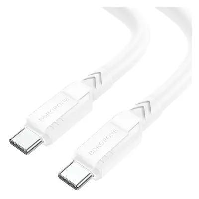 Kabel Borofone BX81 Goodway - typ C na typ C - PD 60W 3A 1 metr bílý