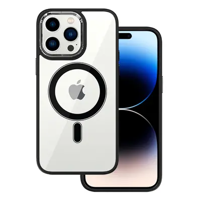 Zadní kryt Tel Protect Magnetic Clear pro Iphone 15 Plus Black