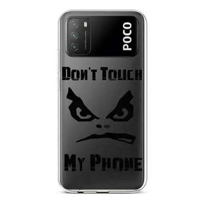 Kryt TopQ Xiaomi Poco M3 silikon Don't Touch průhledný 60641