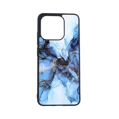 Kryt TopQ Marble Xiaomi Redmi 10C pevný Smoky Blue 97554