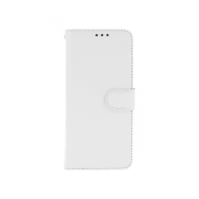 Pouzdro TopQ Xiaomi Redmi Note 11 knížkové bílé s přezkou 67750