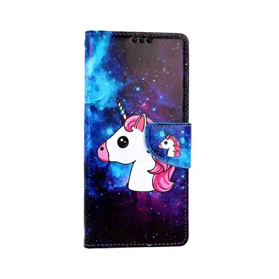 Pouzdro TopQ Samsung A14 5G knížkové Space Unicorn 94245