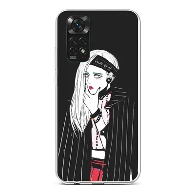 Kryt TopQ Xiaomi Redmi Note 11 silikon Dark Girl 71856