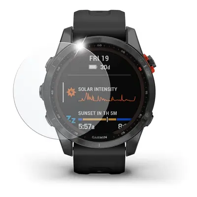 Ochranné tvrzené sklo FIXED pro smartwatch Garmin Fenix 7S Standart Edition, 2ks v balení, čiré