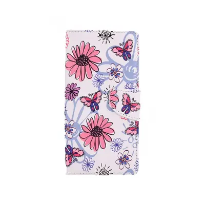 Kryt TopQ Xiaomi Redmi 9A knížkový Flowers 51533