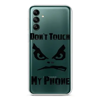 Kryt TopQ Samsung A04s Don´t Touch průhledný 86964