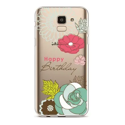 Kryt TopQ Samsung J6 silikon Happy Birthday 37970