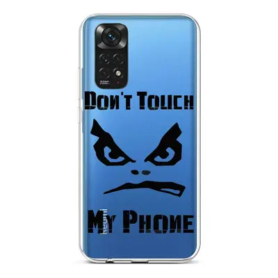 Kryt TopQ Xiaomi Redmi Note 11 silikon Don't Touch průhledný 71903