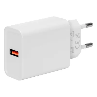 Obal:Me Cestovní adaptér USB-A 18W White