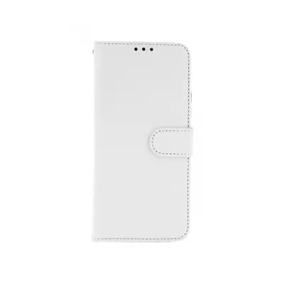 Pouzdro TopQ Xiaomi Mi 11 Lite knížkové bílé s přezkou 61144