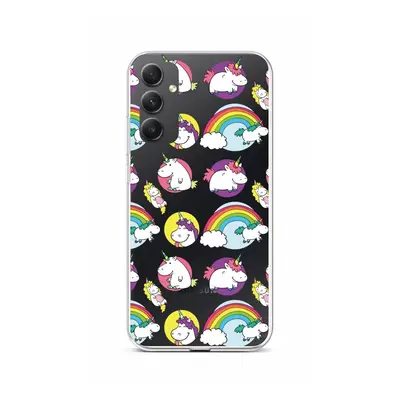 Kryt TopQ Samsung A34 Chunky Unicorns 93181