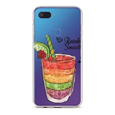 Kryt TopQ Xiaomi Mi 8 Lite silikon Rainbow Smoothie 36382