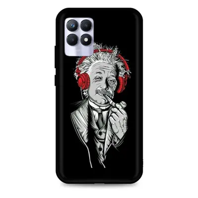 Kryt TopQ Realme 8i silikon Albert Einstein 70043